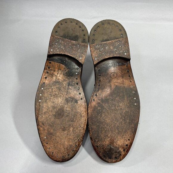 All Saints Men\'s Size 8 Brown Leather Dress Shoes‎ main image 4